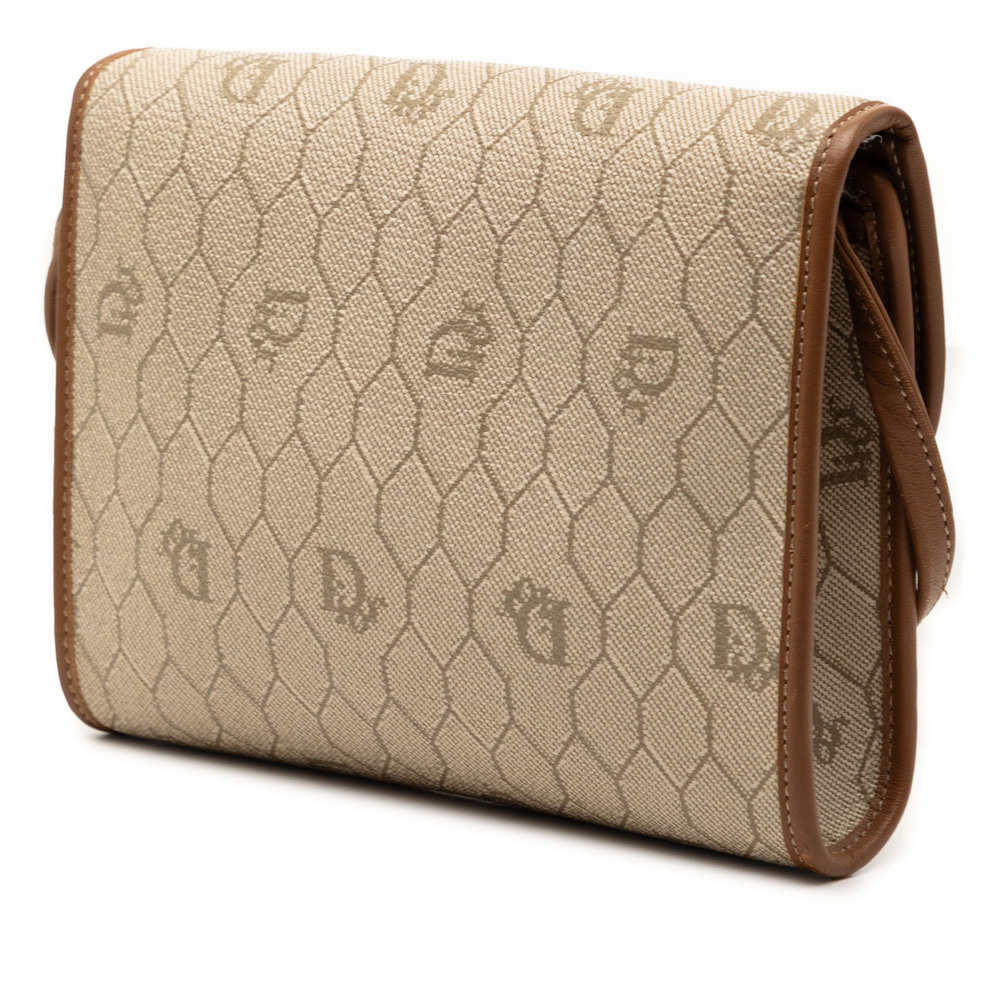 Pre-Loved Dior Honeycomb Coated Canvas Crossbody - Picture 2 of 6